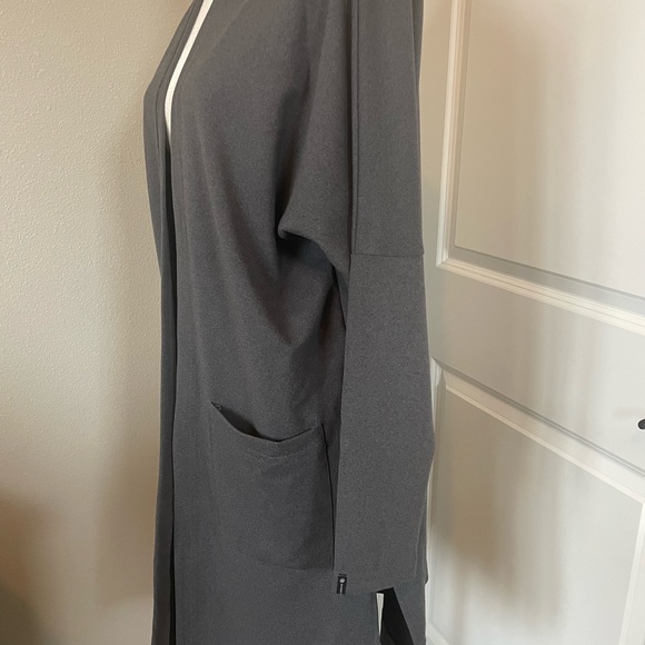 MPG sport master long open cardigan gray color size M - Picture 3 of 6